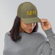 5813 In Gold Embroidery on Snapback Trucker Hat