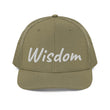 Wisdom In Marble Embroidery on Snapback Trucker Hat