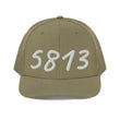 5813 In Pearl Embroidery on Snapback Trucker Hat