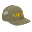 KMTWF In Gold Embroidery on Snapback Trucker Hat