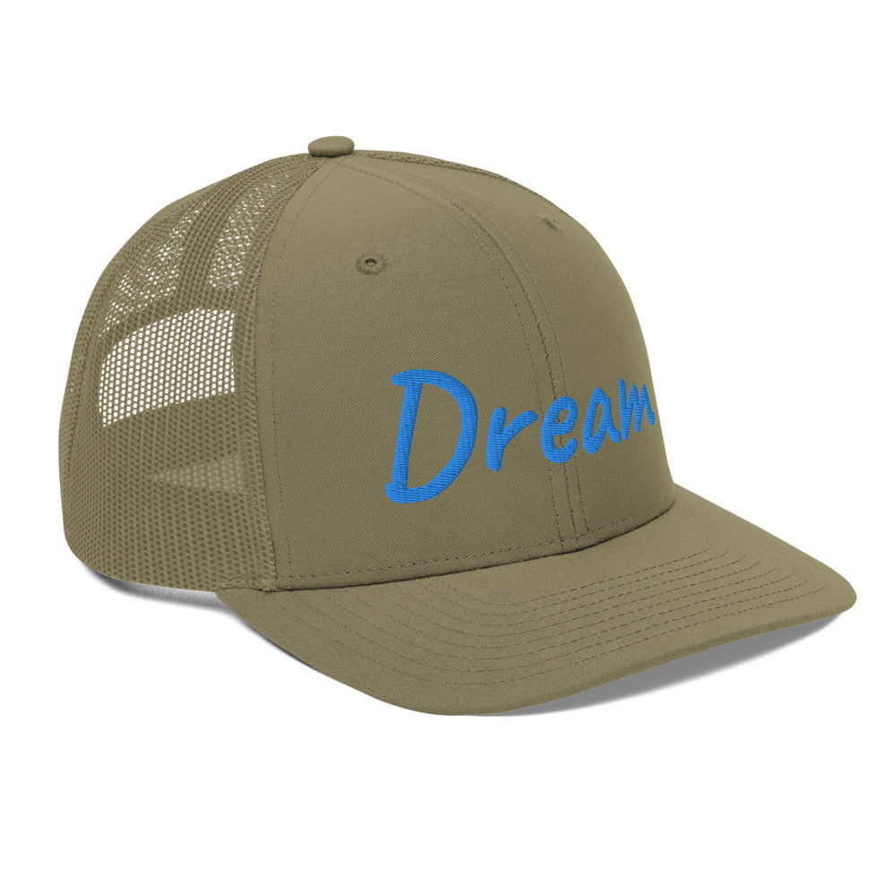 Dream In Sapphire Embroidery on Snapback Trucker Hat