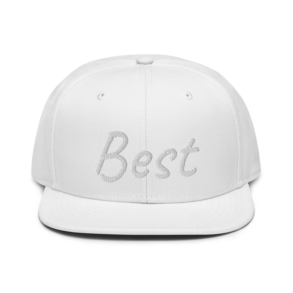 Best In Diamond Embroidery on Snapback Cap