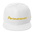 Perseverance In Gold Embroidery on Snapback Cap