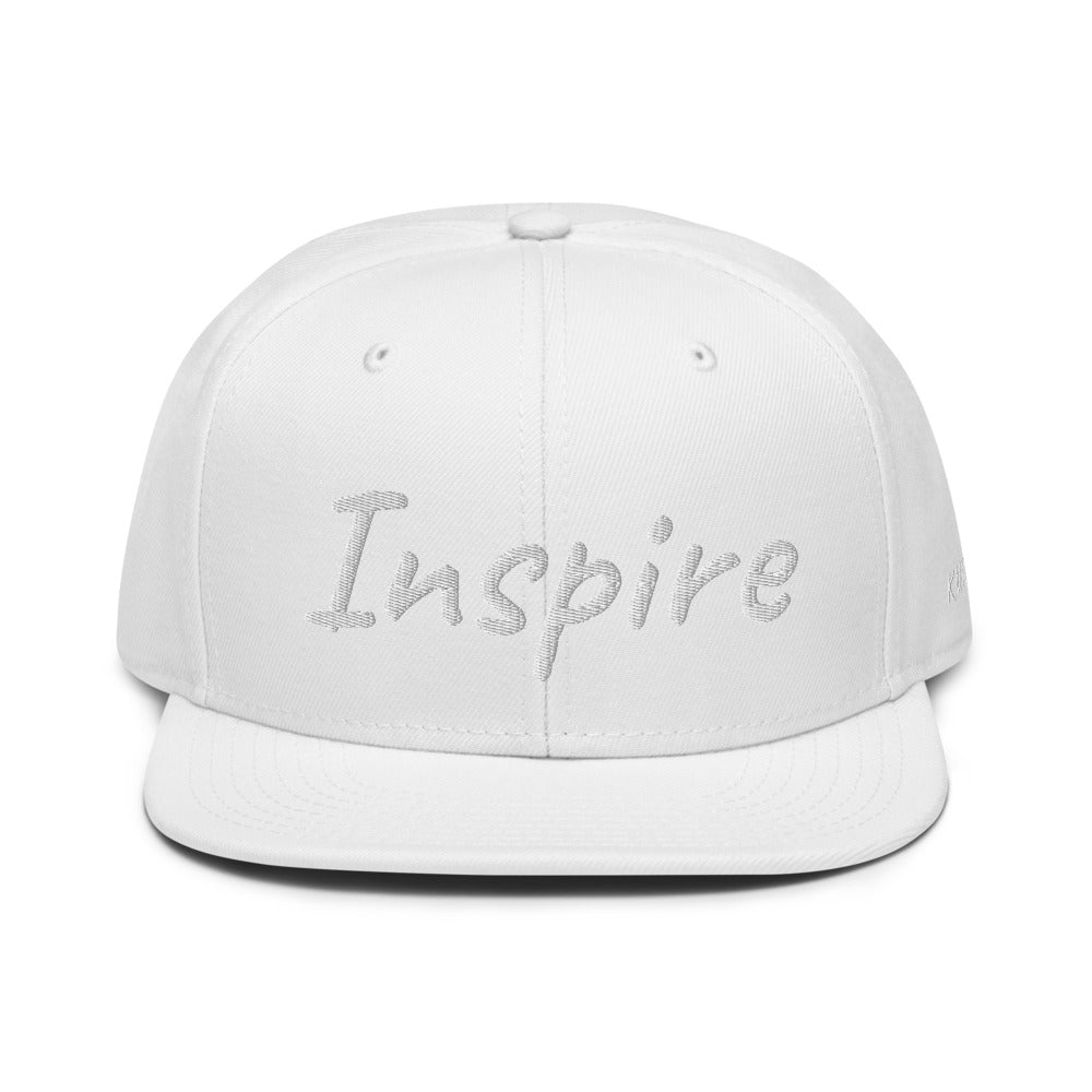 Inspire In Diamond Embroidery on Snapback Cap