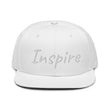 Inspire In Diamond Embroidery on Snapback Cap