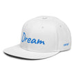 Dream In Sapphire Embroidery on Snapback Cap