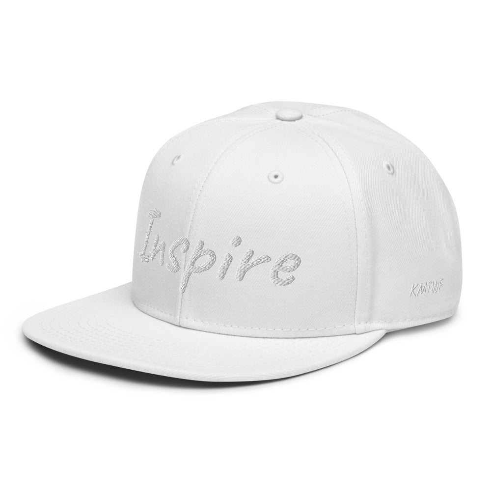 Inspire In Diamond Embroidery on Snapback Cap