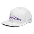 Truism In Amethyst Embroidery on Snapback Cap