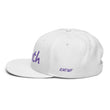 Truth In Amethyst Embroidery on Snapback Cap