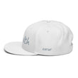 Wealth In Silver Embroidery on Snapback Cap