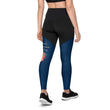 Believe To Win Haiku With Sun Tree on Women's Sports Leggings