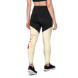 Descendants Need Ancestors Haiku With Pagoda on Women's Sports Leggings