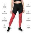 Walk With A Purpose Haiku With Dragonfly on Women's Sports Leggings