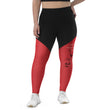 Walk With A Purpose Haiku With Dragonfly on Women's Sports Leggings