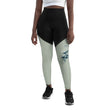 Love Gratitude Peace Harmony Haiku With Bamboo on Women's Sports Leggings