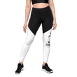 Charcoal Sketch Dreaming To Keep Moving The World Forward on Women's Sports Leggings