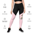 Baby Animals Keep Moving The World Forward In Pink on Women's Sports Leggings