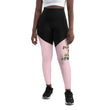 Baby Animals Keep Moving The World Forward In Pink on Women's Sports Leggings