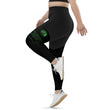 Binary Instructions To Keep Moving The World Forward With Venusian Earth In Green on Women's Sports Leggings