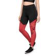 Walk With A Purpose Haiku With Dragonfly on Women's Sports Leggings