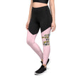 Baby Animals Keep Moving The World Forward In Pink on Women's Sports Leggings