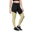 Matsuo Basho Haiku With Bonsai on Women's Sports Leggings