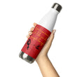 Life Is An Encore Haiku With Wren on Stainless Steel Water Bottle