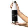 5813 Ventures Logo In Pearl on Stainless Steel Water Bottle