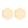 Motivation on Engraved Sterling Silver Hexagon Stud Earrings