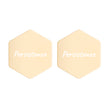 Persistence on Engraved Sterling Silver Hexagon Stud Earrings