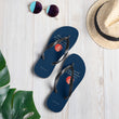 Believe To Win Haiku With Sun Tree on Flip Flops