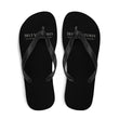 5813 Ventures Logo In Pearl on Flip Flops