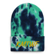 KMTWF In Gold Embroidery on Tie-Dye Beanie