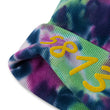 5813 In Gold Embroidery on Tie-Dye Beanie