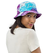 Inspire In Diamond Embroidery on Tie-Dye Bucket Hat