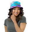 Team In Celluloid Embroidery on Tie-Dye Bucket Hat