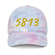 5813 In Gold Embroidery on Tie-Dye Hat