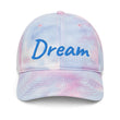 Dream In Sapphire Embroidery on Tie-Dye Hat