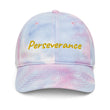 Perseverance In Gold Embroidery on Tie-Dye Hat