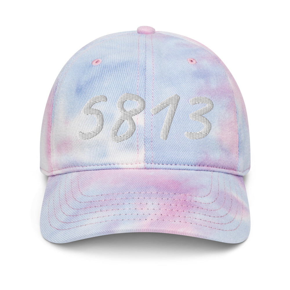 5813 In Pearl Embroidery on Tie-Dye Hat