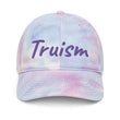 Truism In Amethyst Embroidery on Tie-Dye Hat