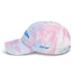 Dream In Sapphire Embroidery on Tie-Dye Hat