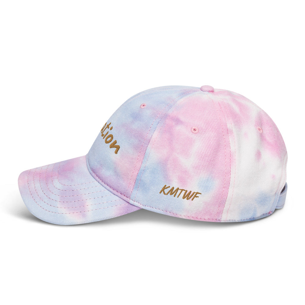 Education In Copper Embroidery on Tie-Dye Hat