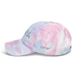 Wealth In Silver Embroidery on Tie-Dye Hat