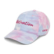 Motivation In Star Rose Quartz Embroidery on Tie-Dye Hat