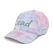 Lead In Silver Embroidery on Tie-Dye Hat