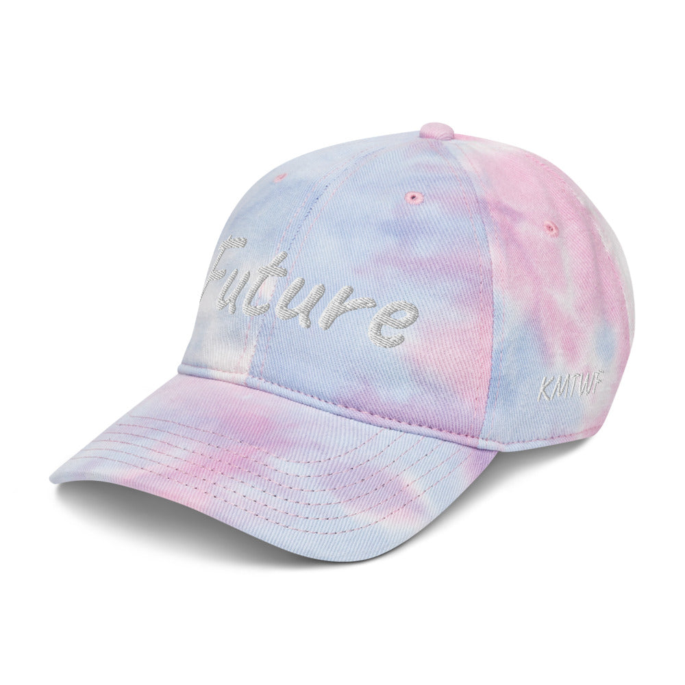 Future In Pearl Embroidery on Tie-Dye Hat