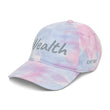 Wealth In Silver Embroidery on Tie-Dye Hat