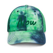 Now In Emerald Embroidery on Tie-Dye Hat