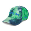 Dream In Sapphire Embroidery on Tie-Dye Hat